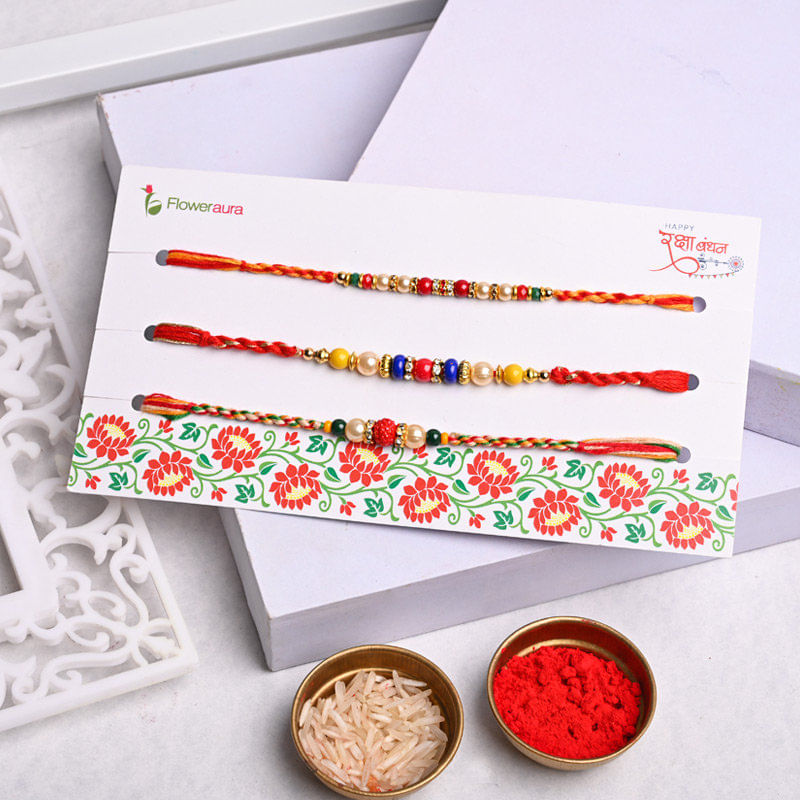 Mauli Rakhi Set of 3