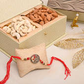 Nuts Rakhi Signature Box - Designer Rakhi Premium Box