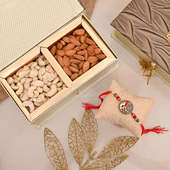 Designer Rakhi Premium Box - Nuts Rakhi Signature Box