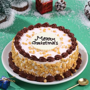 Nutty Butterscotch Christmas Cake