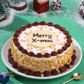 Nutty Butterscotch Christmas Cake