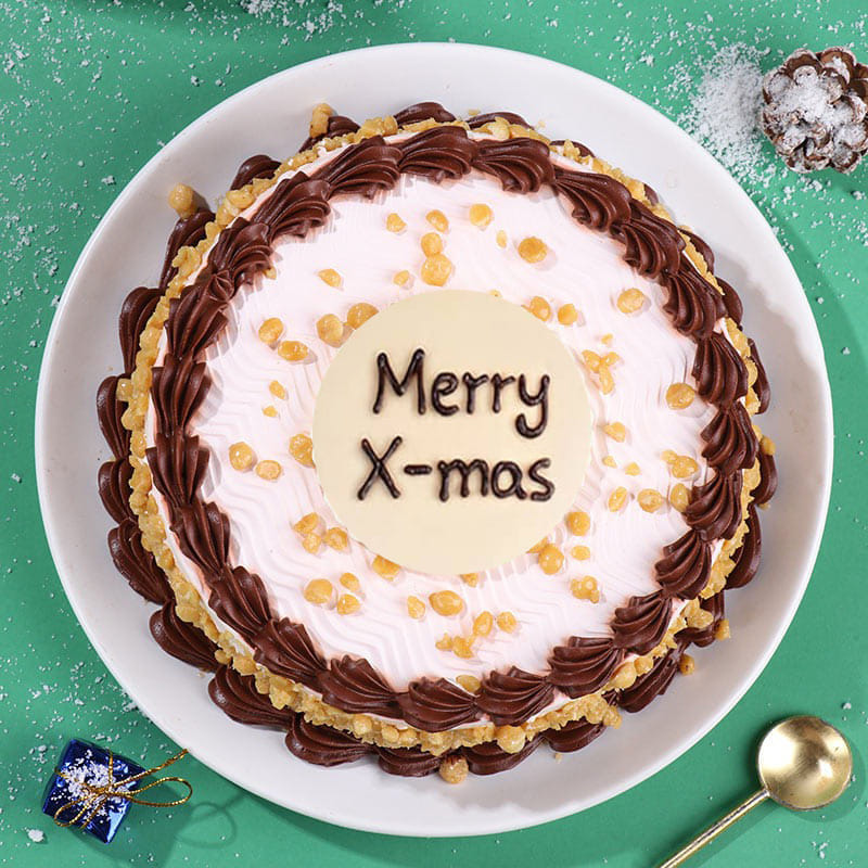 Nutty Butterscotch Christmas Cake