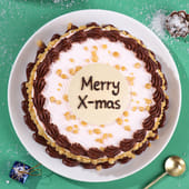 Nutty Butterscotch Christmas Cake