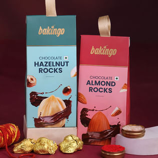 Nutty Choco Rocks With Roli Chawal