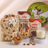 Nutty Embrace Festive Tray Hamper