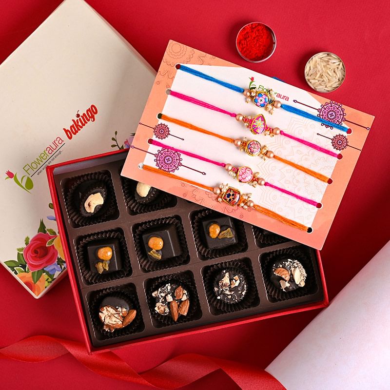 Nutty Handmade Chocolates N Fancy Rakhis