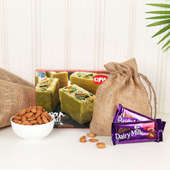 Chocolate and Sweets with Dry Fruits