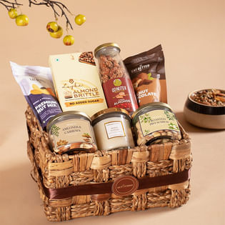 Nutty Treats N Candle Gift Box
