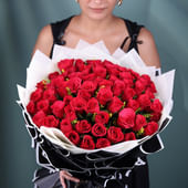 Ocean Of Scarlet Rose Whispers