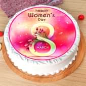 Ode To Womanhood Cake - Womens Day Poster Cake