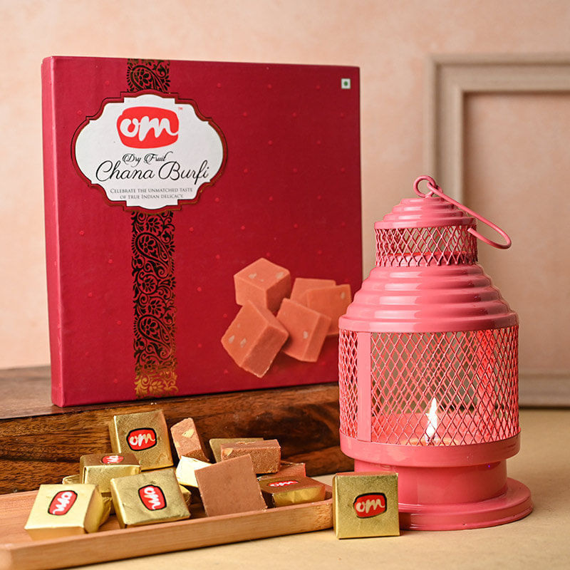 Om Chana Burfi Combo For Navratri Gifts