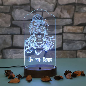 Om Namah Shivay LED Lamp - Ideal Gift For Mother on her Birthday