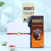 Om Rakhi N Choco Bars Combo