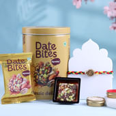Om Rakhi N Date Bites Combo