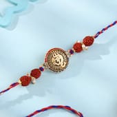 Blue Trishul Om Rakhi