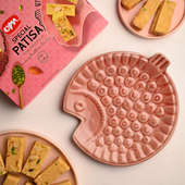 Send Om Sweets Patisa N Ceramic Fish Plate