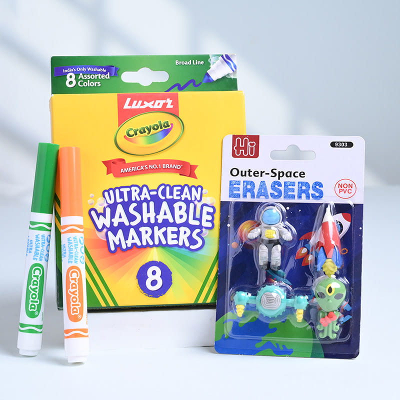 One Kids Rakhi With Washable Markers