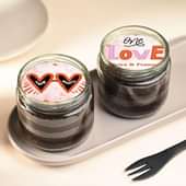 One Love Chocolate Jar Cake Duo