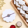 One Sacred Ganesha Rakhi With Kaju Katli