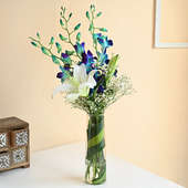 Orchids And Lily Bouquet - Flower delivery online