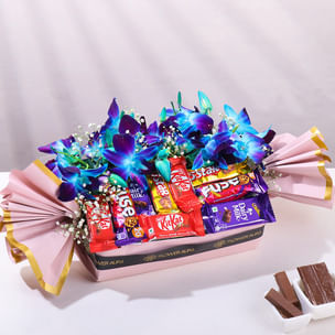 Orchids N Choco Bliss Hamper