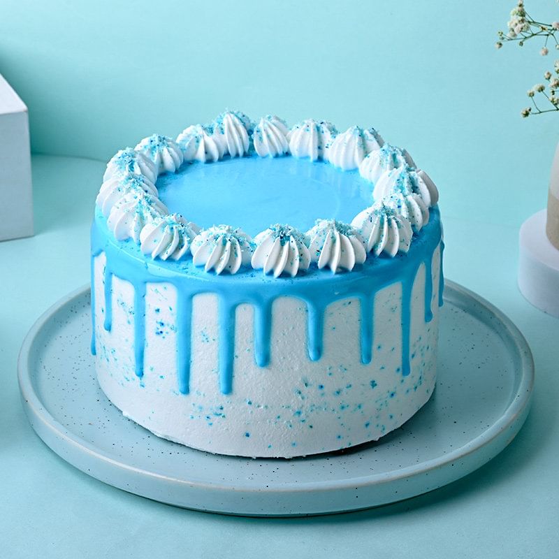 Blue Choco Cake