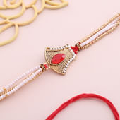 Ornamental Bejewelled Rakhi Set