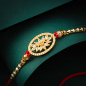 Ornate Floral Rakhi
