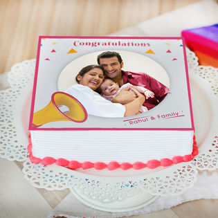 Best Wishes Photo Cake