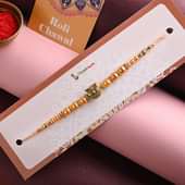 Buy Oxidised Owl Pearl Rakhi - Online Fancy rakhi For Brother