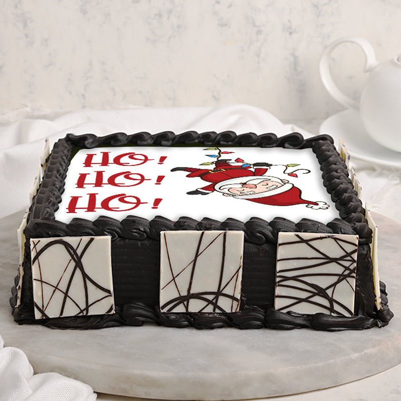 Xmas Chocolate Poster Cake Online