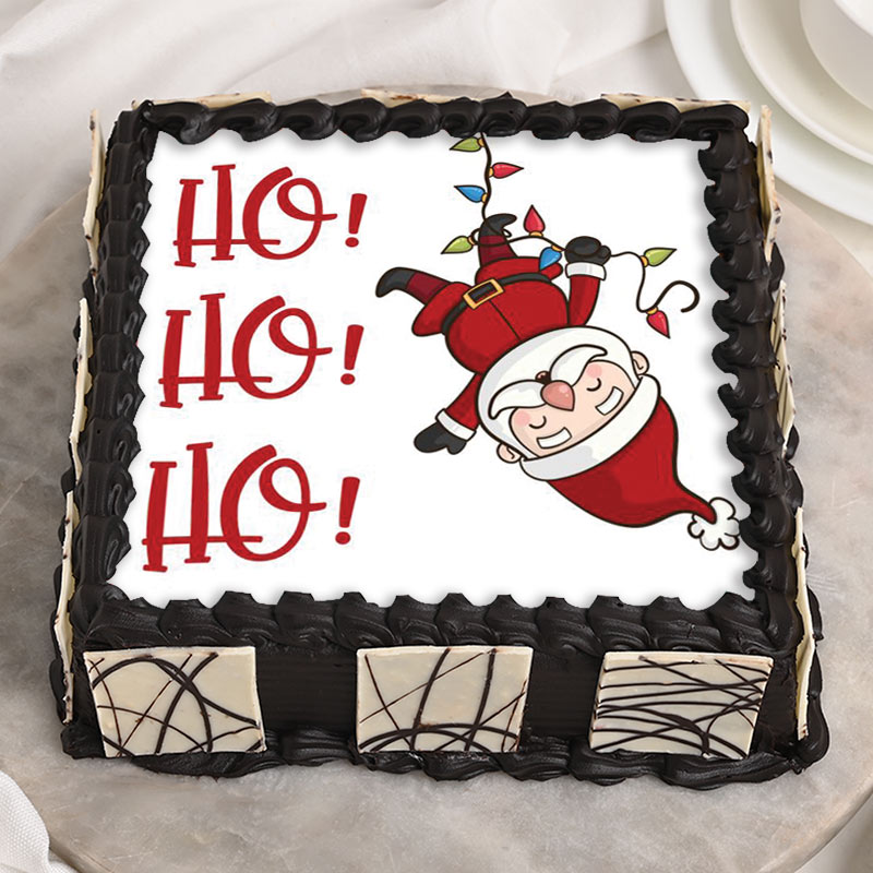 Buy Christmas Chocolate Poster Cake