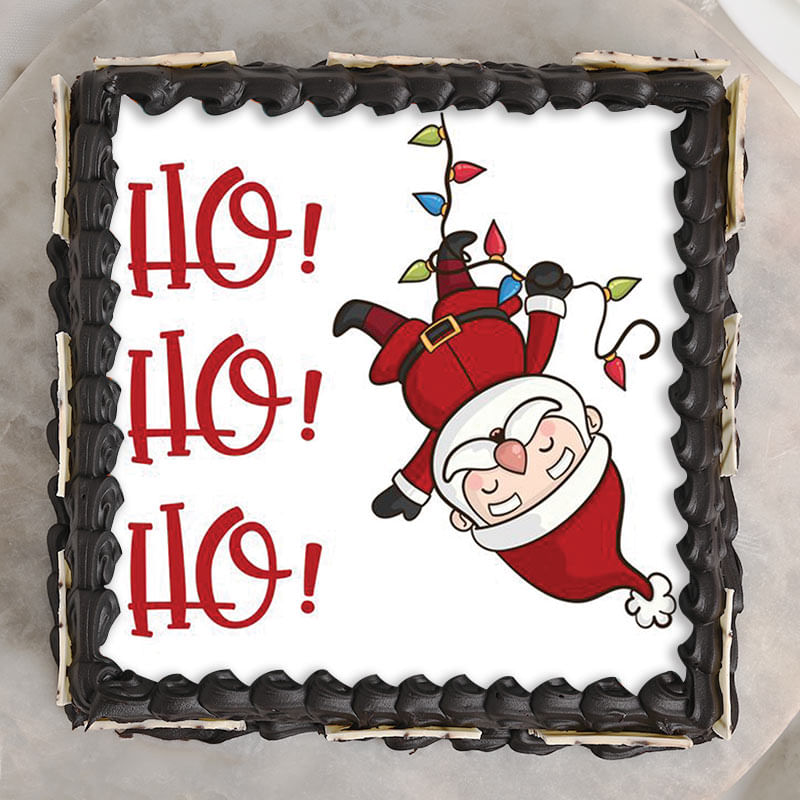 Order Xmas Chocolate Poster Cake