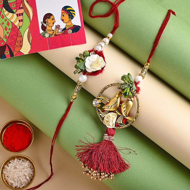 Panchi Rakhi N Lumba Rakhi Combo - Bhaiya Bhabhi OnlineLumba Rakhi