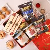 Order Panjiri Laddoo Cookies N Choco With Rakhi Trio Online in India