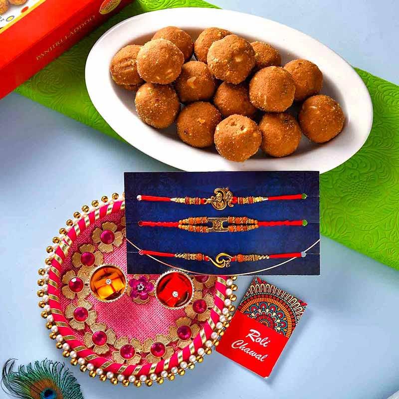 Panjiri Trio Rakhi Set