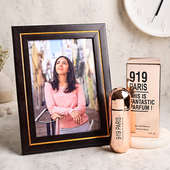 Perfume With Wooden Frame- Online Gift delivery