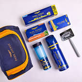 Park Avenue Grooming Kit with shaving stick, roll-on, perfume, moisturiser,