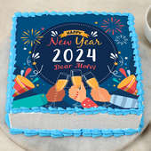 Happy New Year Party Cake