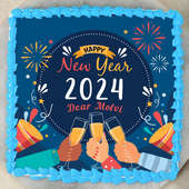 Happy New Year Party Cake