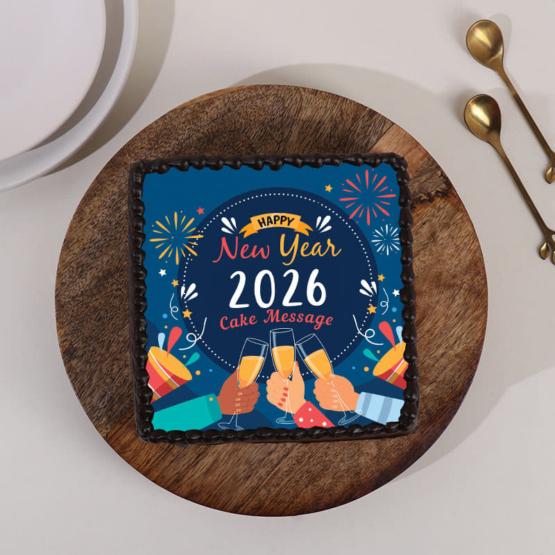 Happy New Year Party Cake
