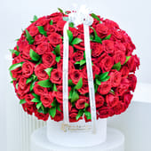 Passionate Circle Of Love Roses