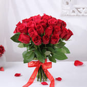 Passionate Embrace Of Roses Love