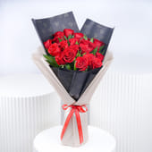 Passionate Love Of Red Roses