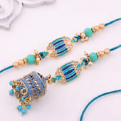 Pastel Hued Bhaiya Bhabhi Rakhi Set-UK