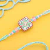 Pastel Hued Square Rakhi