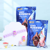 Pastel Labubu Rakhi N Chocolate Treats