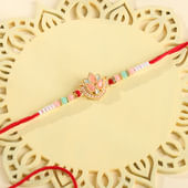 Pastel Lotus Charm Rakhi