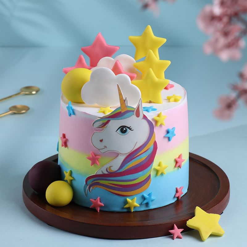 Pastel Perfect Unicorn Cake