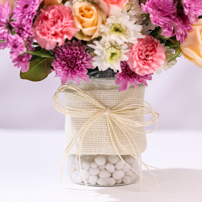 Pastel Petal Vase